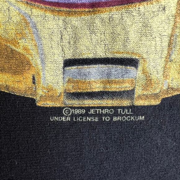 Vintage Jethro Tull Rock Island Ocean Porthole 80s Band Tee TShirt Single Stitch - Picture 6 of 11